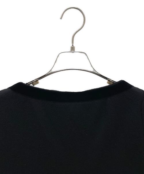 FOXEY（フォクシー）FOXEY (フォクシー) ビジュー付カシミヤシルクニット ブラック サイズ:38の古着・服飾アイテム