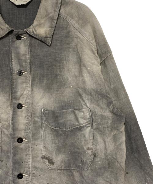 ANCELLM（アンセルム）ANCELLM (アンセルム) CHAMBRAY SHIRT JACKET ライトグレー サイズ:2の古着・服飾アイテム