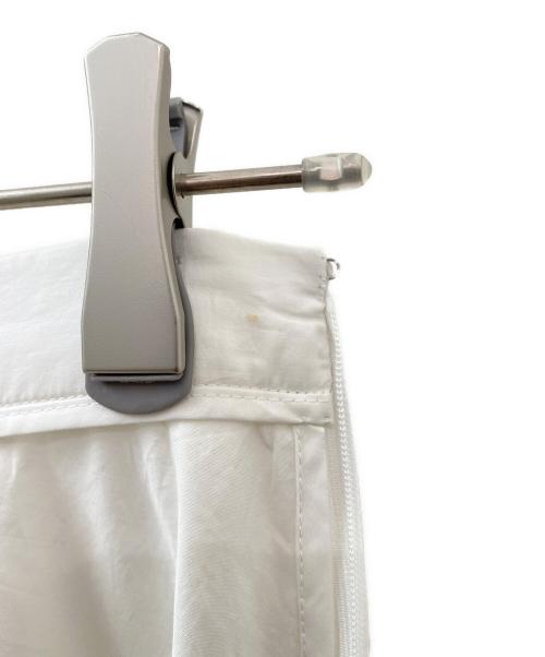 PRADA（プラダ）PRADA (プラダ) コットンフレアミディスカート ホワイト サイズ:38の古着・服飾アイテム