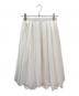 PRADA（プラダ）の古着「コットンフレアミディスカート」｜ホワイト