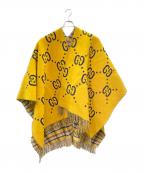GUCCIグッチ）の古着「リバーシブル ポンチョ」｜オレンジ