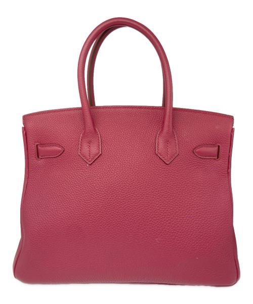 HERMES（エルメス）HERMES (エルメス) バーキン30/シルバー金具/トゴ/レッド系/T刻印 レッド系 サイズ:30の古着・服飾アイテム