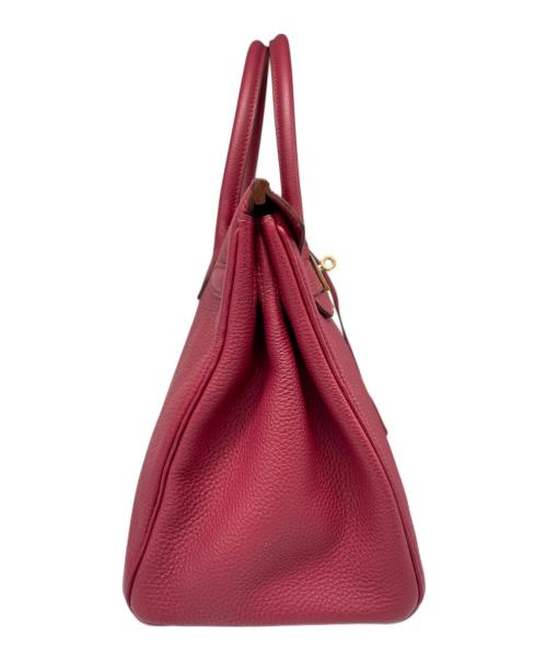 HERMES（エルメス）HERMES (エルメス) バーキン30/シルバー金具/トゴ/レッド系/T刻印 レッド系 サイズ:30の古着・服飾アイテム