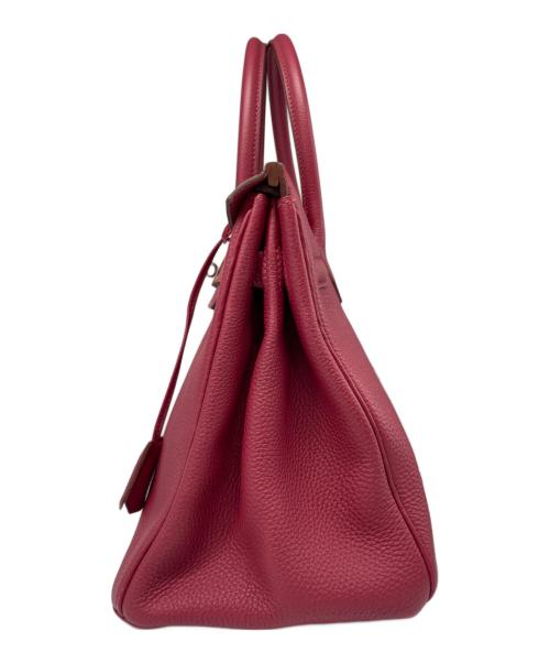HERMES（エルメス）HERMES (エルメス) バーキン30/シルバー金具/トゴ/レッド系/T刻印 レッド系 サイズ:30の古着・服飾アイテム