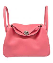 HERMES（エルメス）の古着「リンディ 26/シルバー金具/エバーカラー/ピンク系/A刻印」｜ピンク系