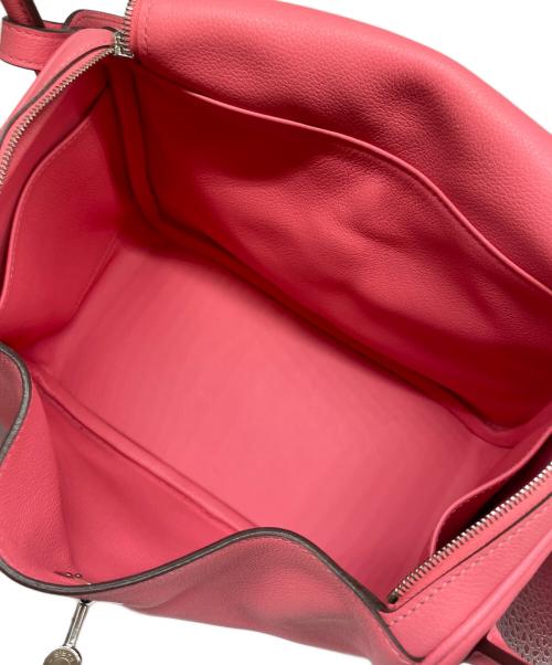 HERMES（エルメス）HERMES (エルメス) リンディ 26/シルバー金具/エバーカラー/ピンク系/A刻印 ピンク系 サイズ:26の古着・服飾アイテム