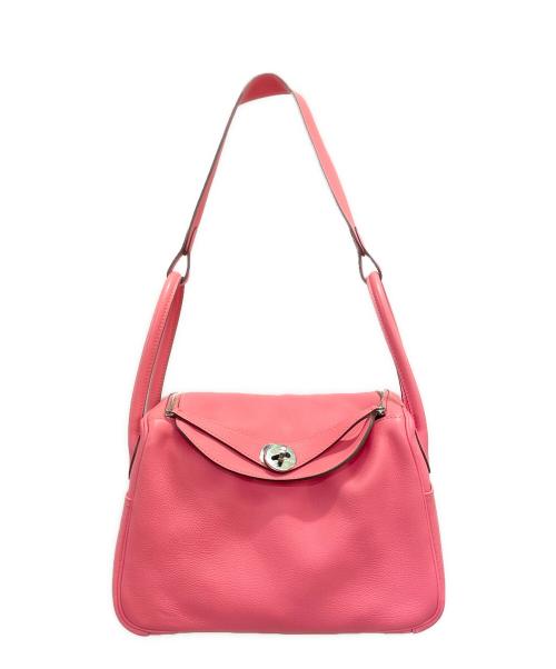 HERMES（エルメス）HERMES (エルメス) リンディ 26/シルバー金具/エバーカラー/ピンク系/A刻印 ピンク系 サイズ:26の古着・服飾アイテム