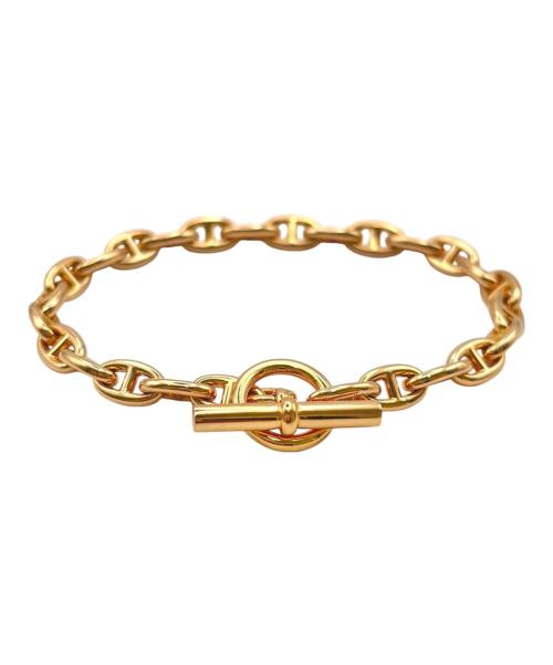 HERMES（エルメス）HERMES (エルメス) Chaine d'ancre Bracelet TPM 26 Links/シェーヌ・ダンクル ブレスレット 26コマ/H218832B/K18PG サイズ:26コマ/26LINKS/TPM/16.0cmの古着・服飾アイテム