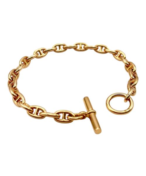 HERMES（エルメス）HERMES (エルメス) Chaine d'ancre Bracelet TPM 26 Links/シェーヌ・ダンクル ブレスレット 26コマ/H218832B/K18PG サイズ:26コマ/26LINKS/TPM/16.0cmの古着・服飾アイテム