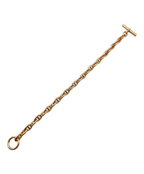 HERMES（エルメス）HERMES (エルメス) Chaine d'ancre Bracelet TPM 26 Links/シェーヌ・ダンクル ブレスレット 26コマ/H218832B/K18PG サイズ:26コマ/26LINKS/TPM/16.0cmの古着・服飾アイテム