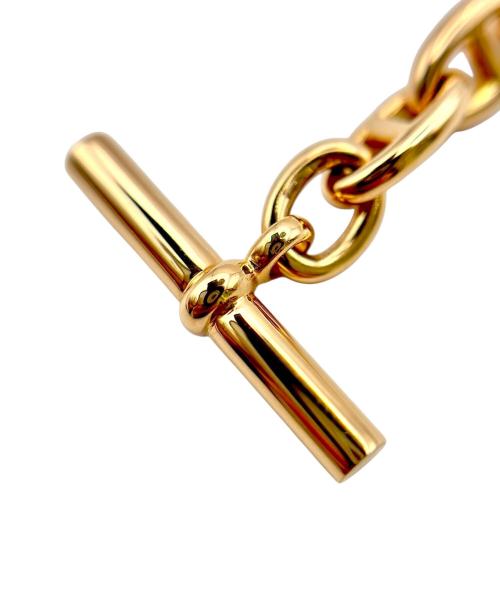 HERMES（エルメス）HERMES (エルメス) Chaine d'ancre Bracelet TPM 26 Links/シェーヌ・ダンクル ブレスレット 26コマ/H218832B/K18PG サイズ:26コマ/26LINKS/TPM/16.0cmの古着・服飾アイテム