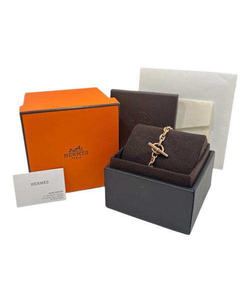HERMES（エルメス）HERMES (エルメス) Chaine d'ancre Bracelet TPM 26 Links/シェーヌ・ダンクル ブレスレット 26コマ/H218832B/K18PG サイズ:26コマ/26LINKS/TPM/16.0cmの古着・服飾アイテム