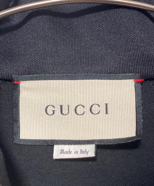 GUCCI（グッチ）GUCCI (グッチ) ジップアップトラックジャケット ブラック×ベージュ サイズ:XSの古着・服飾アイテム
