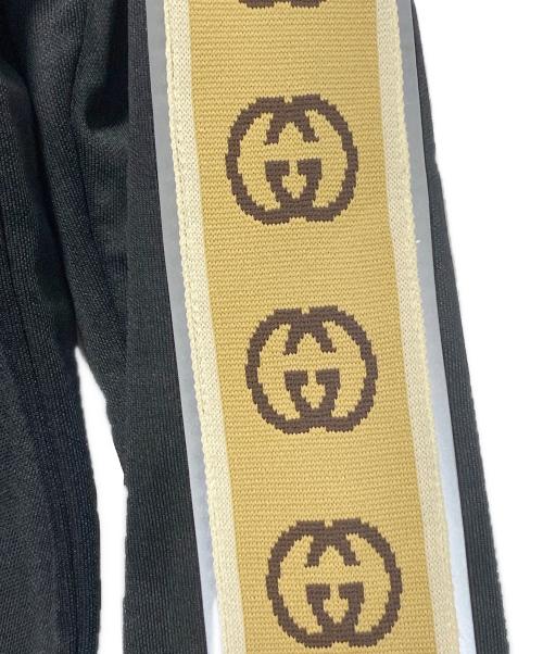 GUCCI（グッチ）GUCCI (グッチ) ジップアップトラックジャケット ブラック×ベージュ サイズ:XSの古着・服飾アイテム