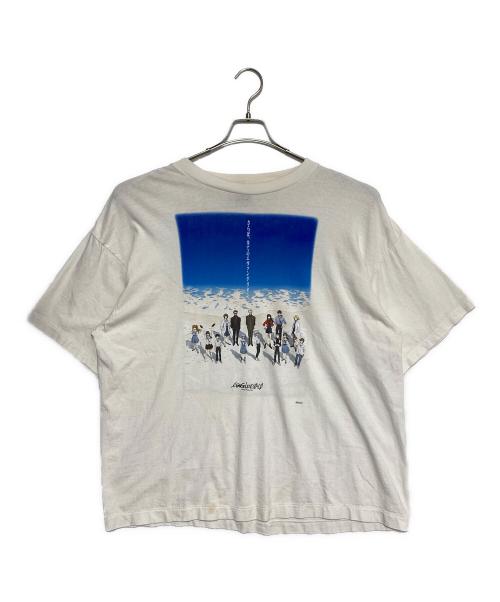 SAINT MICHAEL（セントマイケル）SAINT MICHAEL (セントマイケル) GEEKSRULE EV_SS TEE / BLUE / WHITE ホワイト サイズ:XXLの古着・服飾アイテム