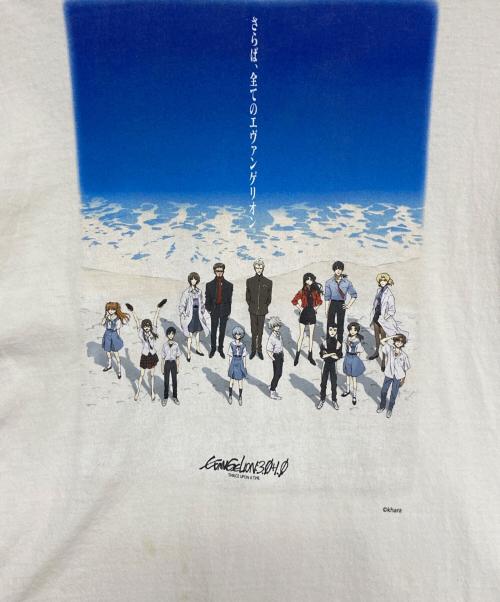 SAINT MICHAEL（セントマイケル）SAINT MICHAEL (セントマイケル) GEEKSRULE EV_SS TEE / BLUE / WHITE ホワイト サイズ:XXLの古着・服飾アイテム