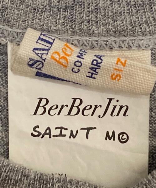 SAINT MICHAEL（セントマイケル）SAINT MICHAEL (セントマイケル) BerBerJin (ベンベルジン) BJ_SS YOUNG TEE ライトグレー サイズ:XXLの古着・服飾アイテム