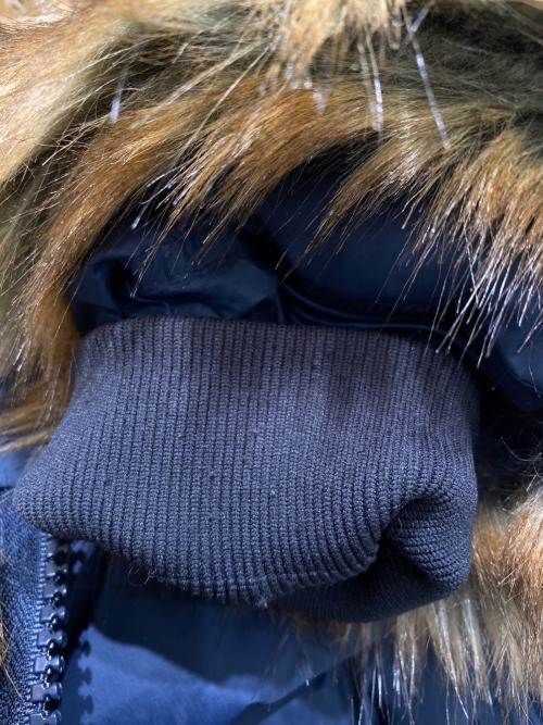 sacai（サカイ）sacai (サカイ) NIKE (ナイキ) W NRG Rh PARKA ファー ダウンジャケット ネイビー サイズ:XSの古着・服飾アイテム