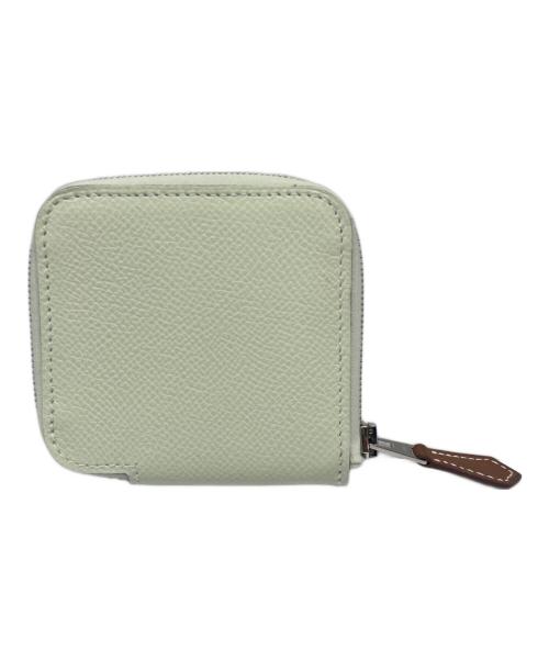 HERMES（エルメス）HERMES (エルメス) アザップ コンパクトミニ シルクイン ミントグリーン サイズ:コンパクト ミニの古着・服飾アイテム