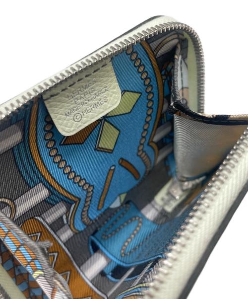 HERMES（エルメス）HERMES (エルメス) アザップ コンパクトミニ シルクイン ミントグリーン サイズ:コンパクト ミニの古着・服飾アイテム