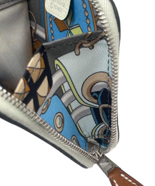 HERMES（エルメス）HERMES (エルメス) アザップ コンパクトミニ シルクイン ミントグリーン サイズ:コンパクト ミニの古着・服飾アイテム