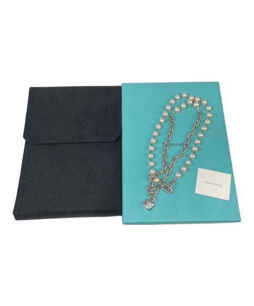 TIFFANY & Co.（ティファニー）TIFFANY & Co. (ティファニー) HardWear Pearl Lock Necklace ハードウェア パール ロック ネックレス シルバーの古着・服飾アイテム