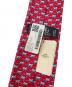 中古・古着 HERMES (エルメス) ローラー・ドッグ ネクタイ レッド サイズ:不明 未使用品：22000円