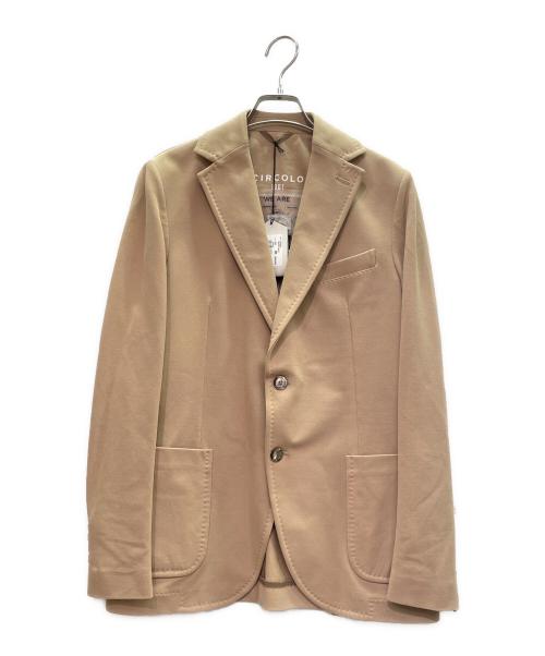 CIRCOLO 1901（チルコロ1901）CIRCOLO 1901 (チルコロ1901) コットン シングル ジャケット ベージュ サイズ:46の古着・服飾アイテム