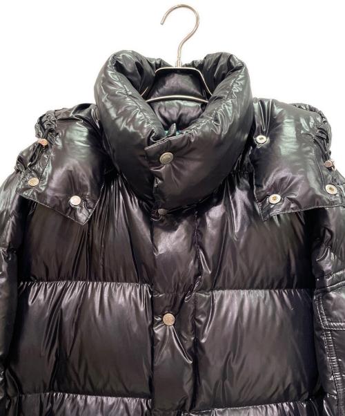 MONCLER（モンクレール）MONCLER (モンクレール) Hanoverian/ハノーヴェリアン ロングダウンジャケット ブラック×グリーン サイズ:3の古着・服飾アイテム