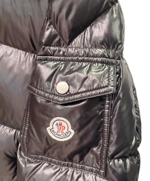 MONCLER（モンクレール）MONCLER (モンクレール) Hanoverian/ハノーヴェリアン ロングダウンジャケット ブラック×グリーン サイズ:3の古着・服飾アイテム