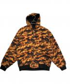 SUPREMEシュプリーム）の古着「AOI Embroidered Hooded Work JKT」｜ブラウン×ブラック