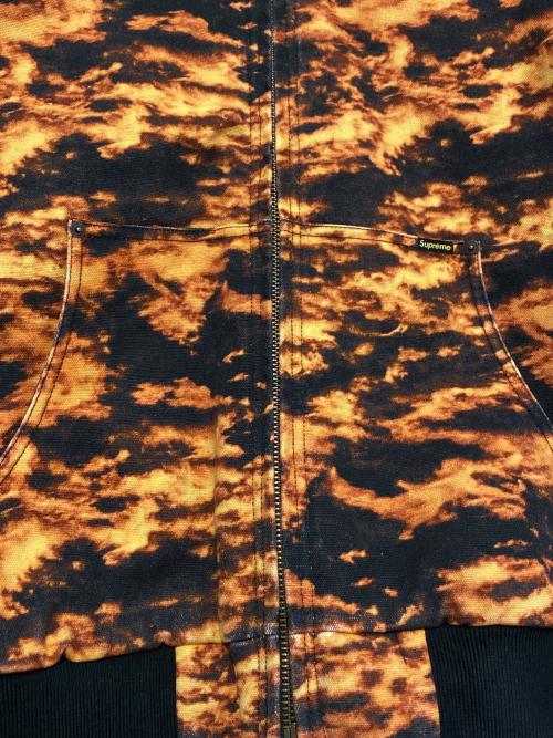 SUPREME（シュプリーム）SUPREME (シュプリーム) AOI Embroidered Hooded Work JKT ブラウン×ブラック サイズ:XXL 未使用品の古着・服飾アイテム