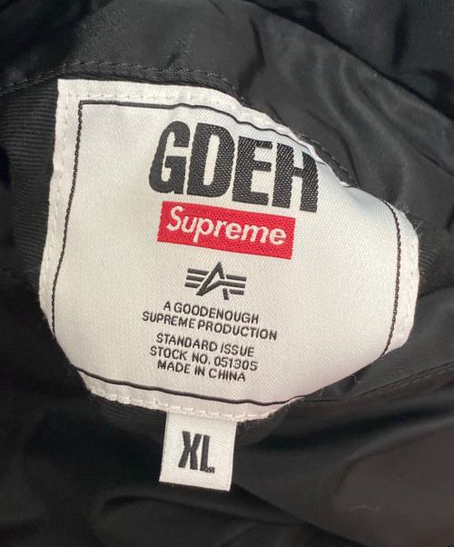 SUPREME（シュプリーム）SUPREME (シュプリーム) GOODENOUGH (グッドイナフ) Reversible MA-1 ブラック×ベージュ サイズ:XLの古着・服飾アイテム