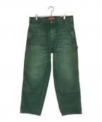 SUPREMEシュプリーム）の古着「ペインターパンツ」｜グレー(グリーン系）