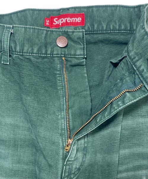 SUPREME（シュプリーム）SUPREME (シュプリーム) ペインターパンツ グレー(グリーン系） サイズ:34の古着・服飾アイテム