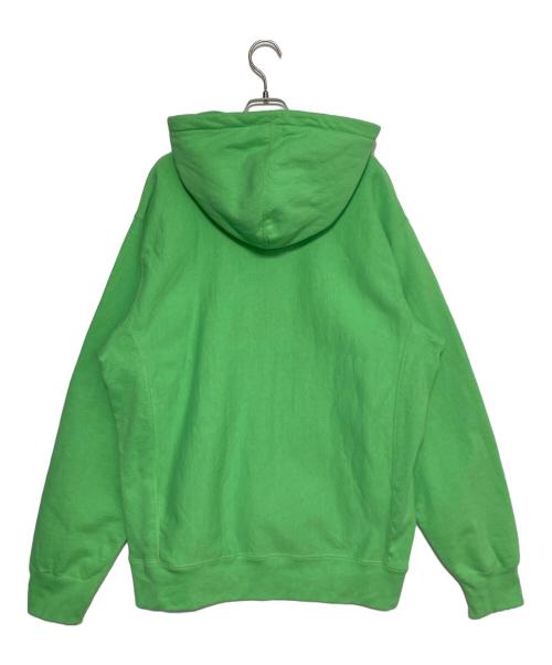 SUPREME（シュプリーム）SUPREME (シュプリーム) Micro Logo Hooded Sweatshirt 黄緑 サイズ:XLの古着・服飾アイテム
