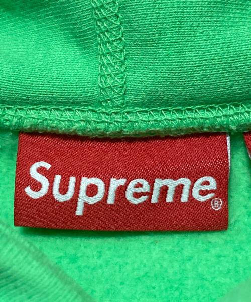 SUPREME（シュプリーム）SUPREME (シュプリーム) Micro Logo Hooded Sweatshirt 黄緑 サイズ:XLの古着・服飾アイテム