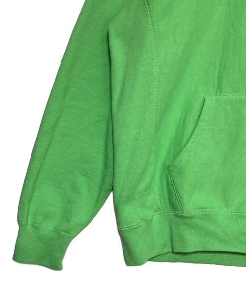 SUPREME（シュプリーム）SUPREME (シュプリーム) Micro Logo Hooded Sweatshirt 黄緑 サイズ:XLの古着・服飾アイテム