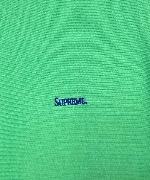 SUPREME（シュプリーム）SUPREME (シュプリーム) Micro Logo Hooded Sweatshirt 黄緑 サイズ:XLの古着・服飾アイテム