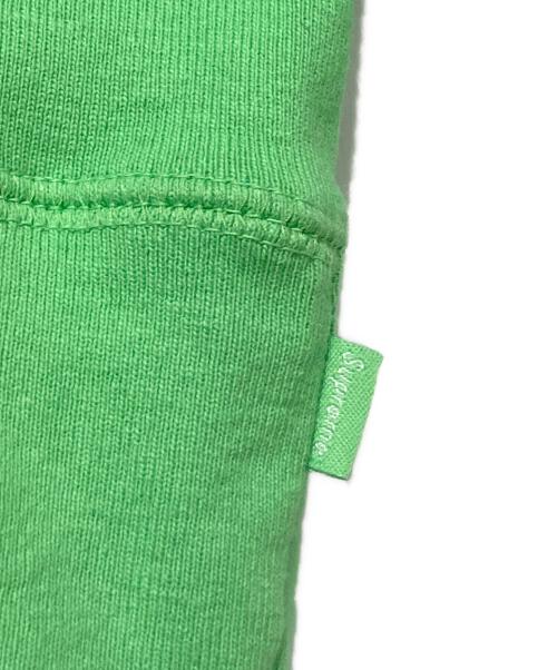 SUPREME（シュプリーム）SUPREME (シュプリーム) Micro Logo Hooded Sweatshirt 黄緑 サイズ:XLの古着・服飾アイテム