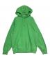 SUPREME（シュプリーム）の古着「Micro Logo Hooded Sweatshirt」｜黄緑