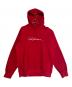 SUPREME（シュプリーム）の古着「Classic Script Hooded Sweatshirt」｜レッド