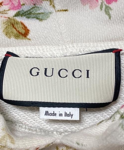 GUCCI（グッチ）GUCCI (グッチ) フローラルニットパーカー アイボリー サイズ:Sの古着・服飾アイテム