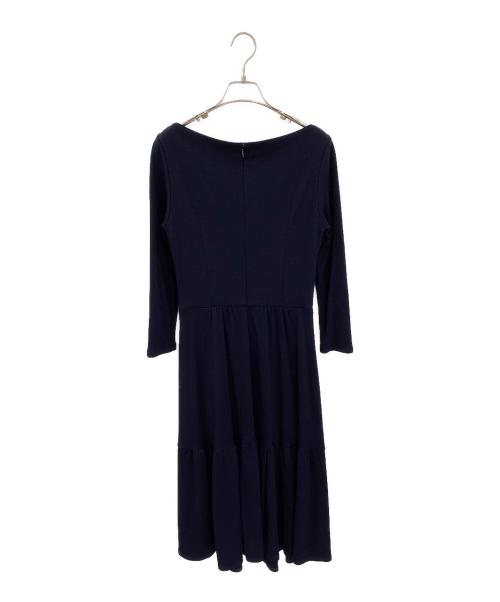 BORDERS at BALCONY（ボーダーズアットバルコニー）BORDERS at BALCONY (ボーダーズアットバルコニー) WEEKEND DRESS ネイビー サイズ:38の古着・服飾アイテム