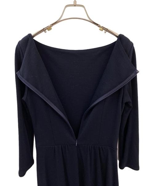 BORDERS at BALCONY（ボーダーズアットバルコニー）BORDERS at BALCONY (ボーダーズアットバルコニー) WEEKEND DRESS ネイビー サイズ:38の古着・服飾アイテム