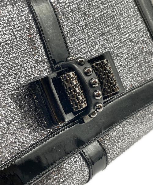 Christian Louboutin（クリスチャン・ルブタン）Christian Louboutin (クリスチャン・ルブタン) グリッター ショルダーバッグ シルバーの古着・服飾アイテム