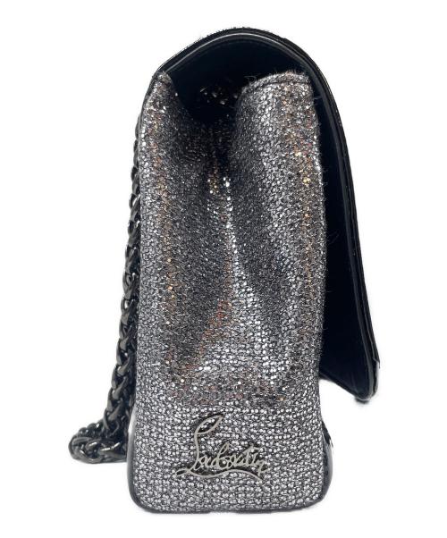 Christian Louboutin（クリスチャン・ルブタン）Christian Louboutin (クリスチャン・ルブタン) グリッター ショルダーバッグ シルバーの古着・服飾アイテム