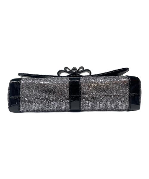 Christian Louboutin（クリスチャン・ルブタン）Christian Louboutin (クリスチャン・ルブタン) グリッター ショルダーバッグ シルバーの古着・服飾アイテム