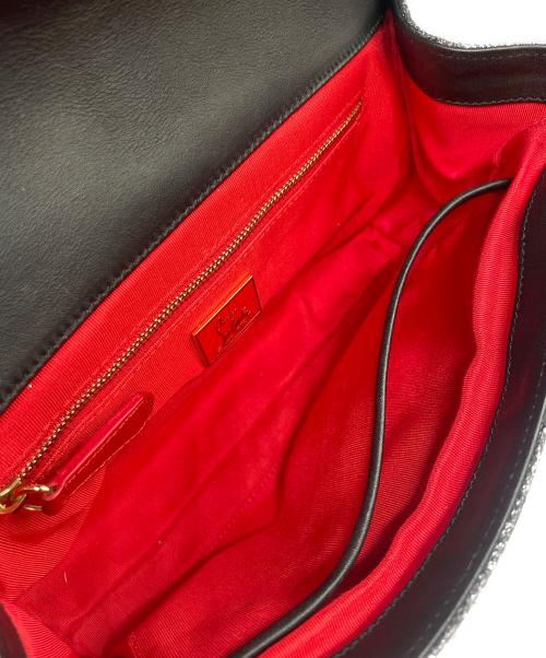 Christian Louboutin（クリスチャン・ルブタン）Christian Louboutin (クリスチャン・ルブタン) グリッター ショルダーバッグ シルバーの古着・服飾アイテム