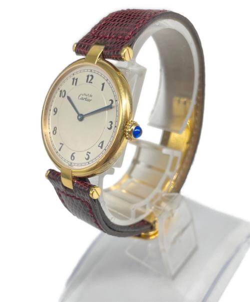 Cartier（カルティエ）Cartier (カルティエ) マストヴァンドーム LM Ref.590003 シルバー文字盤 サイズ:LMの古着・服飾アイテム